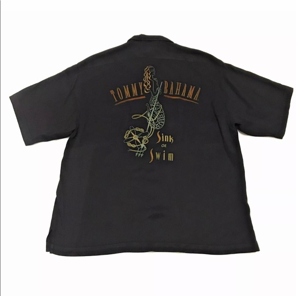 Tommy Bahama Other - Tommy Bahama 'Sink or Swim' Mermaid 100% Silk